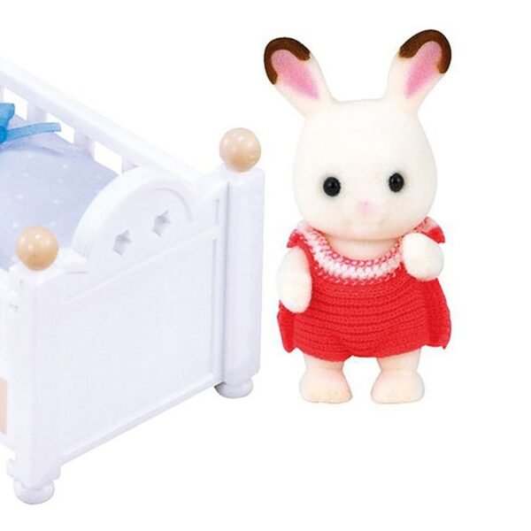 Sylvanian Families Chocolate Rabbit Baby Set - Image 3