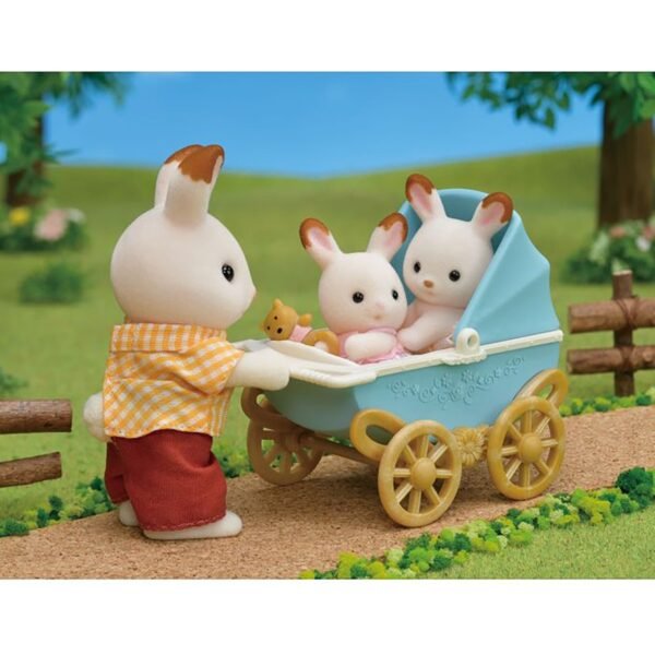 Sylvanian Families Chocolate Rabbit Twins Set - Image 2