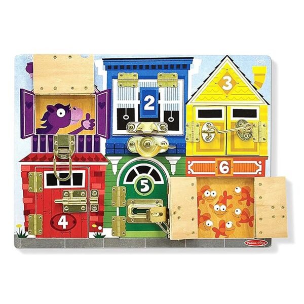 Melissa & Doug Wooden Latches Board - Image 4