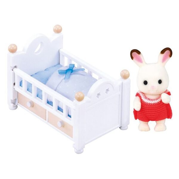 Sylvanian Families Chocolate Rabbit Baby Set - Image 2