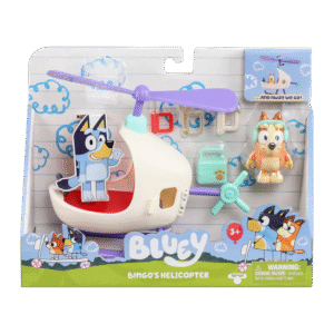Bluey Figure & Vehicle Bingos Helicopter Pack