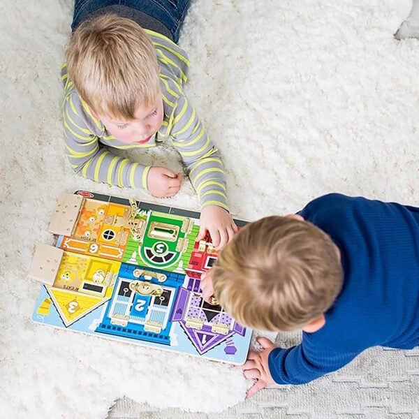 Melissa & Doug Wooden Latches Board - Image 5