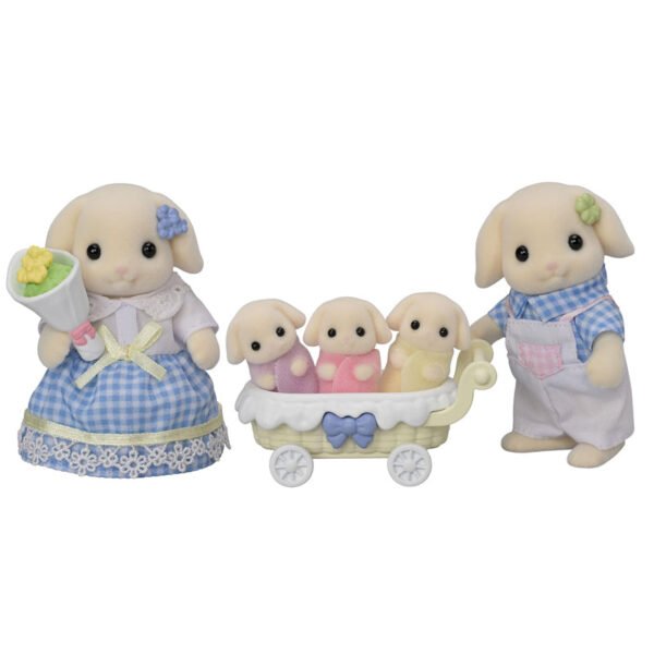 Sylvanian Families Flora Rabbit Family - Image 2