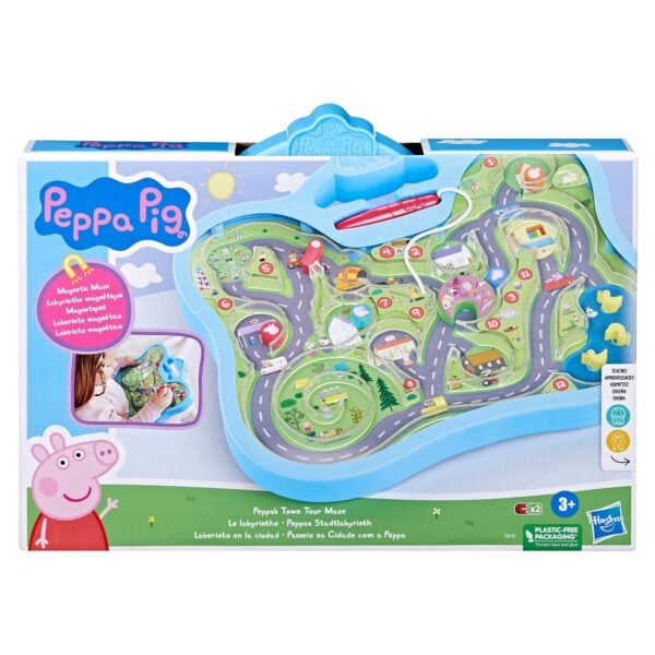 Peppa Pig Peppas Town Tour Maze Playset - Image 2