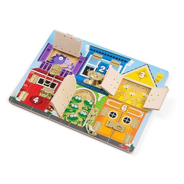 Melissa & Doug Wooden Latches Board - Image 2