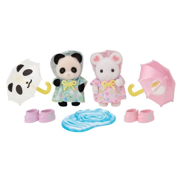 Sylvanian Families Nursery Friends Rainy Day Duo - Image 2